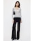 ES SHEER HENRY NECK KNIT トップス