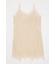 WASHER VELOUR SLIP MINI ドレス