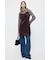 WASHER VELOUR SLIP MINI ドレス