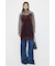 WASHER VELOUR SLIP MINI ドレス