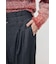 BELTED WIDE TUCK パンツ