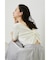 【WEB限定】BACKリボンギャザーニットTOP