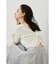 【WEB限定】BACKリボンギャザーニットTOP