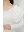 ショルダーダブルフリルKnit TOP