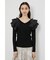 ショルダーダブルフリルKnit TOP