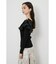 ショルダーダブルフリルKnit TOP