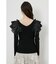 ショルダーダブルフリルKnit TOP