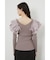 ショルダーダブルフリルKnit TOP
