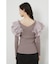 ショルダーダブルフリルKnit TOP