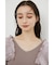 ショルダーダブルフリルKnit TOP
