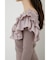 ショルダーダブルフリルKnit TOP