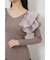ショルダーダブルフリルKnit TOP