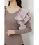 ショルダーダブルフリルKnit TOP