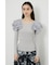 ショルダーダブルフリルKnit TOP