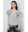 ショルダーダブルフリルKnit TOP