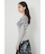 ショルダーダブルフリルKnit TOP