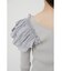 ショルダーダブルフリルKnit TOP