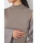 2WAYショルダースリットパフスリーブKnit OP