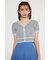 2WAYダイヤラインKnit TOP