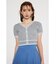 2WAYダイヤラインKnit TOP