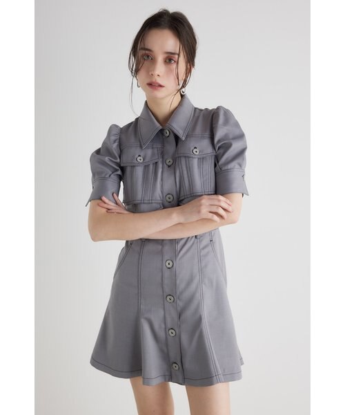 WEB限定】クロップレイヤードマーメイドミニOPS｜リエンダの通販