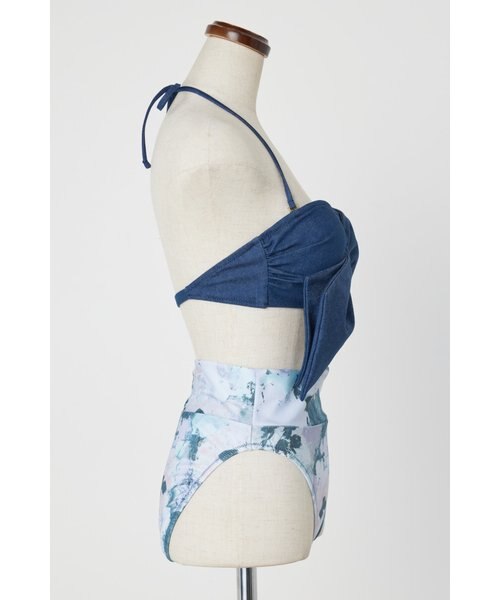 リボンdenim バンドゥカップ bikini｜リエンダの通販｜&mall