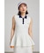 【RIENDA GOLF】シャイニーツイードペプラムニットTOP