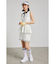 【RIENDA GOLF】シャイニーツイードペプラムニットTOP