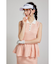 【RIENDA GOLF】シャイニーツイードペプラムニットTOP