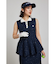 【RIENDA GOLF】シャイニーツイードペプラムニットTOP