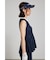 【RIENDA GOLF】シャイニーツイードペプラムニットTOP