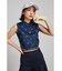 【RIENDA GOLF】モックネックロゴノースリTOP
