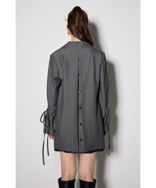 rienda ストライプシングルテーラージャケット ストライプシングルテーラージャケット｜リエンダの通販｜&mall