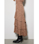 フィッシュテールティアードスカート