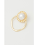 2WAYビッグフェイクパールピアス