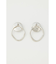 2WAYビッグフェイクパールピアス