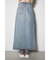 ストレートロングジャストウエストスカート