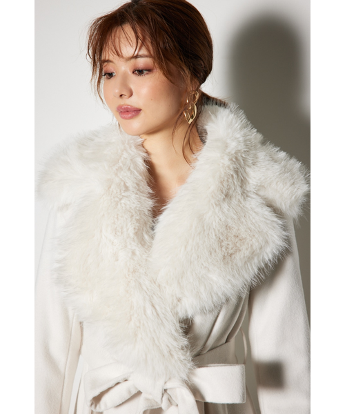 ウールMIXクラッシィドレスコート｜リエンダの通販｜&mall（アンド