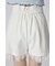チュールレイヤードジャストウエストスコートショートパンツ