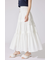 ウエストシャーリングタックデザインフレアスカート