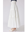 ウエストシャーリングタックデザインフレアスカート