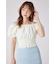 【AKB48 千葉恵里さん着用】メニーウェイシャーリングショートブラウス