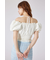 【AKB48 千葉恵里さん着用】メニーウェイシャーリングショートブラウス