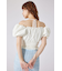 【AKB48 千葉恵里さん着用】メニーウェイシャーリングショートブラウス