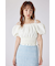 【AKB48 千葉恵里さん着用】メニーウェイシャーリングショートブラウス