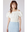 【AKB48 千葉恵里さん着用】メニーウェイシャーリングショートブラウス