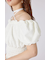【AKB48 千葉恵里さん着用】メニーウェイシャーリングショートブラウス