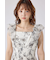 【AKB48 平田侑希さん着用】エンブロイダリーチュールフレアスリーブワンピース