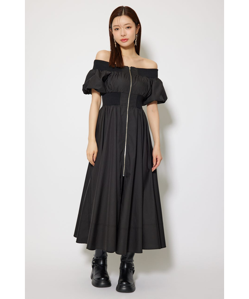 MA-1オフショルフレアワンピース｜リエンダの通販｜&mall（アンド