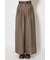 ハイウエストワイドフレアパンツ